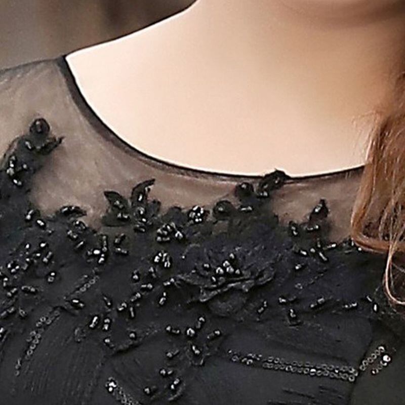 【3XL〜7XL】エレガントフリンジロングドレス　D1568