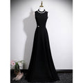 ビジューネックロングドレス　D1723