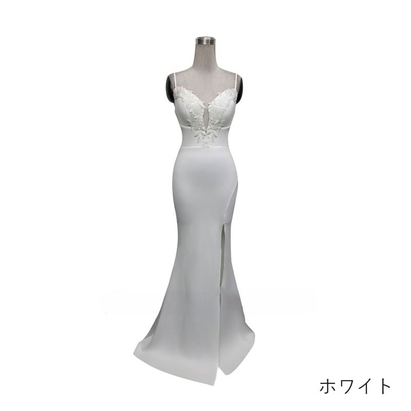 スリットキャミソールマーメイドドレス　8color　D1673