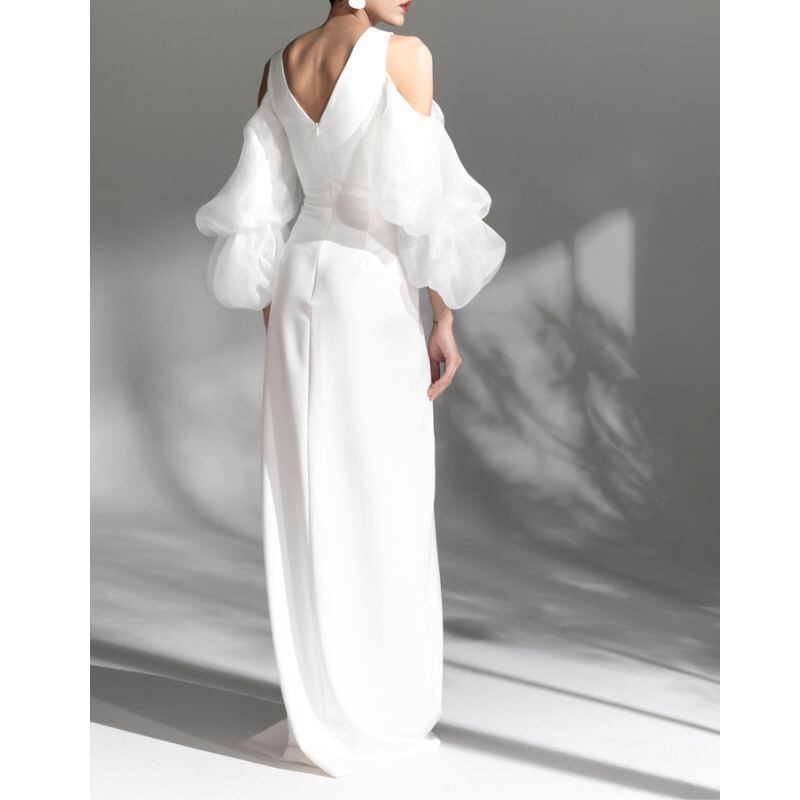 WeddingDress　long dress wedding dress　DR155