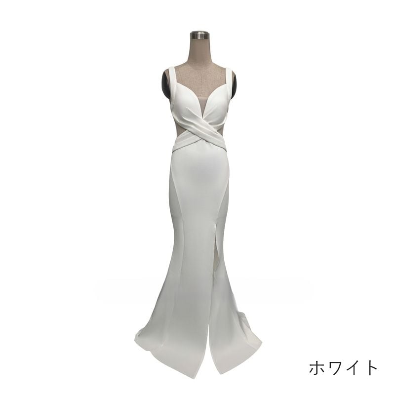クロスデザインマーメイドドレス　7color　D1674