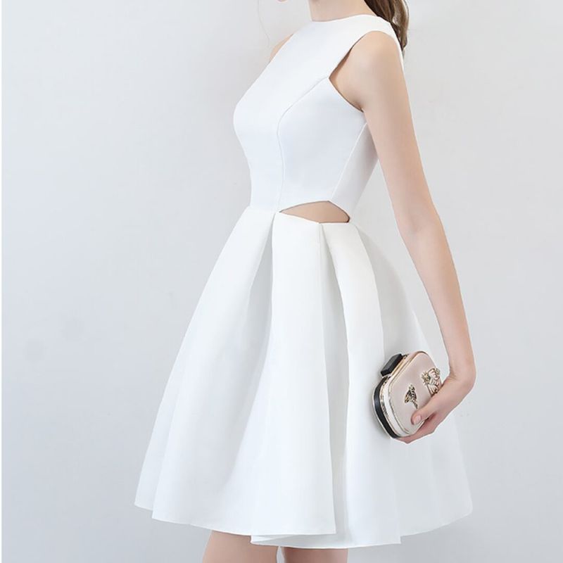 ◇4color◇　one-piece　Waist cut stage one-piece dress　 DR074