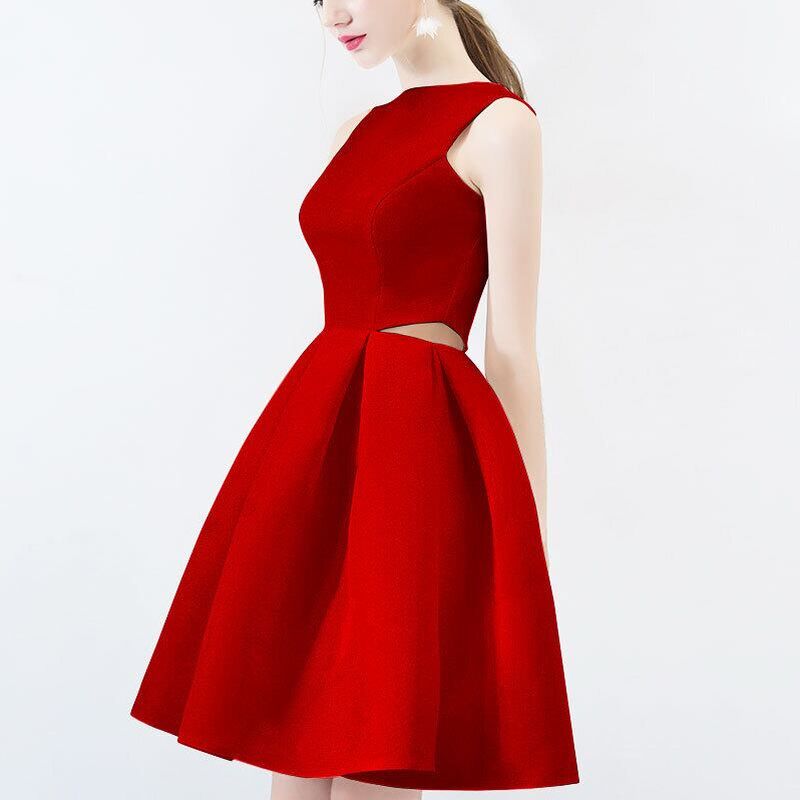 ◇4color◇　one-piece　Waist cut stage one-piece dress　 DR074