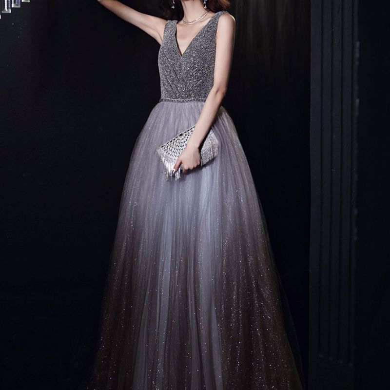 バックレス イヴニングドレス D1131