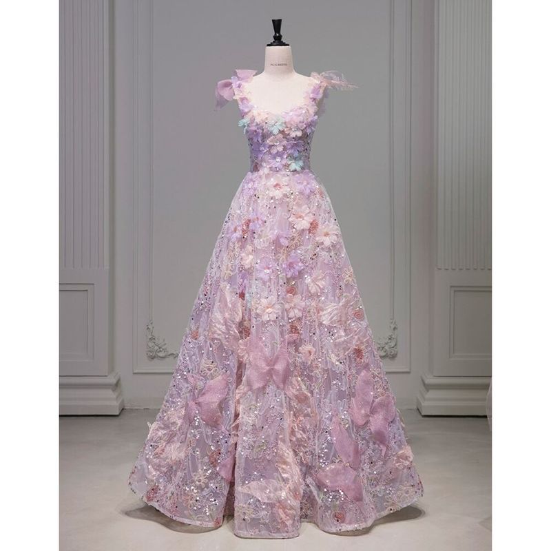 ドレスワオ ピンクローズドレス DRESSWOW（ドレスワオ）