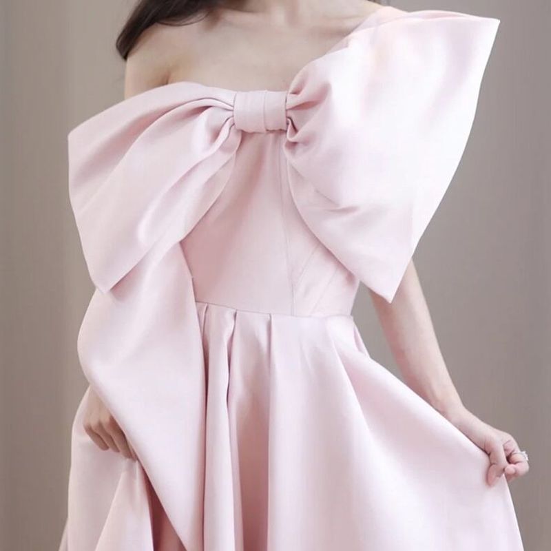 ヘップバーン Aラインドレス 2color　D1114