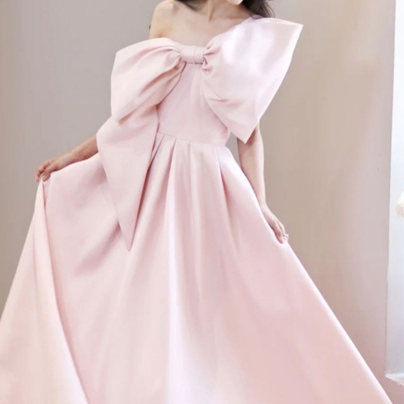ヘップバーン Aラインドレス 2color　D1114