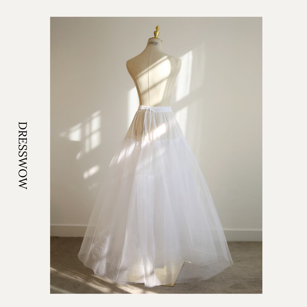 【パニエ】Aライン4層パニエ＜ドレスとセットで3,980円＞　D1181