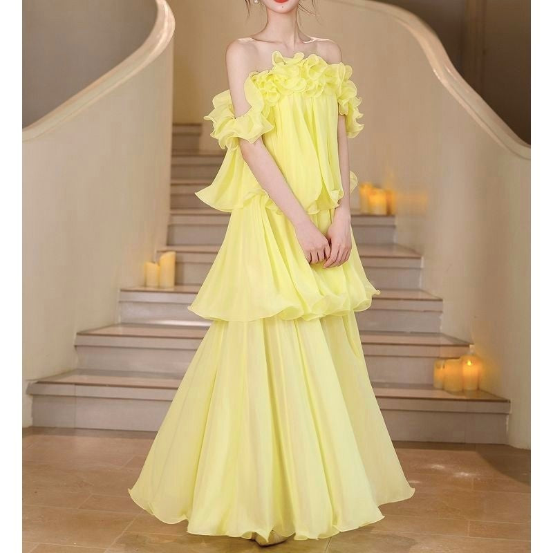 イエロードレス - 明るく华やかな黄ドレス一覧 | DRESSWOW – DRESSWOW