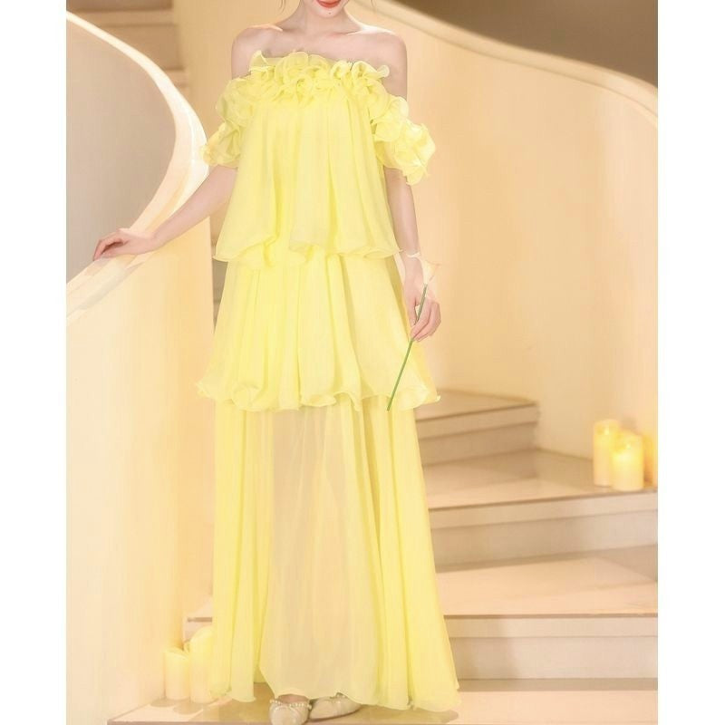 イエロードレス - 明るく华やかな黄ドレス一覧 | DRESSWOW – DRESSWOW