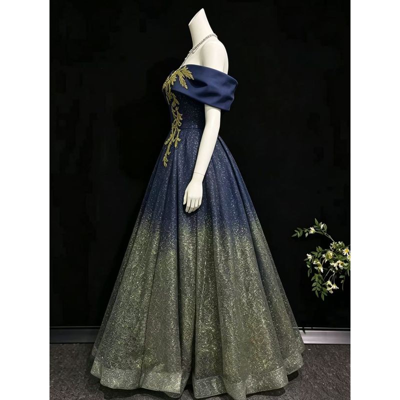 グラデーションクラシックドレス　D2050