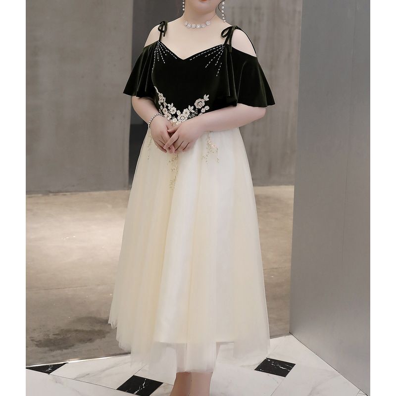 3XL〜7XL】シャンパンバイカラードレス D2057 – DRESSWOW（ドレスワオ）
