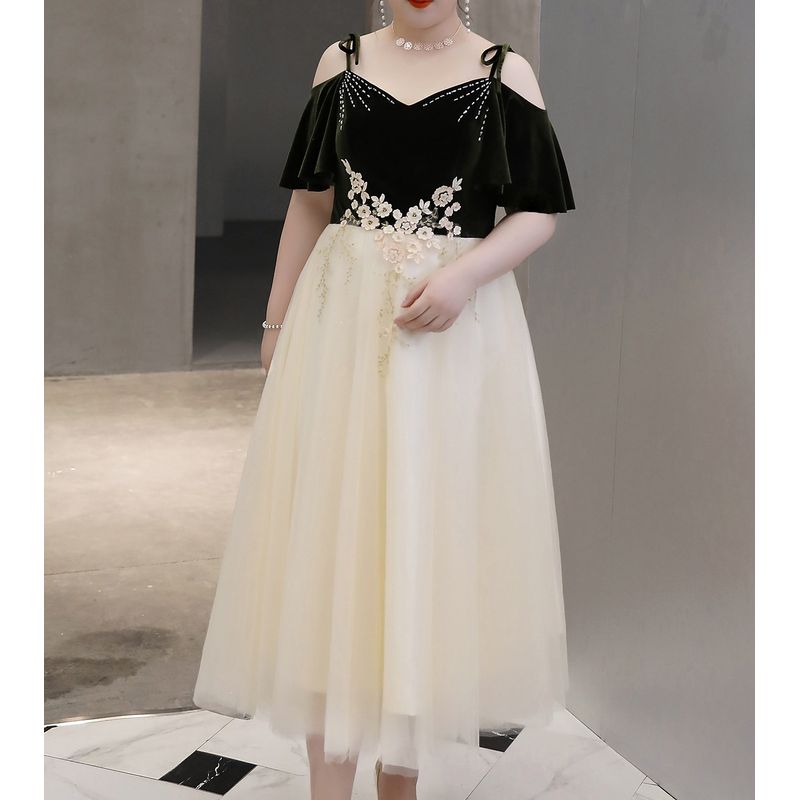 3XL〜7XL】シャンパンバイカラードレス D2057 – DRESSWOW（ドレスワオ）