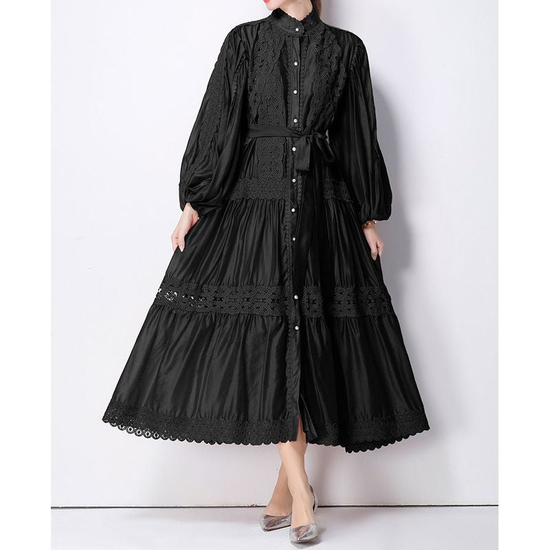 ギャザーアンティークワンピース　5color　D2165