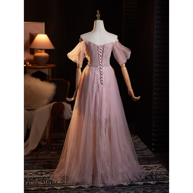 シアーチュールレイヤードドレス　D1821