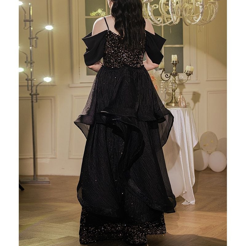 3XL〜7XL】オーガンジートレーンスパンコールドレス D1540 – DRESSWOW