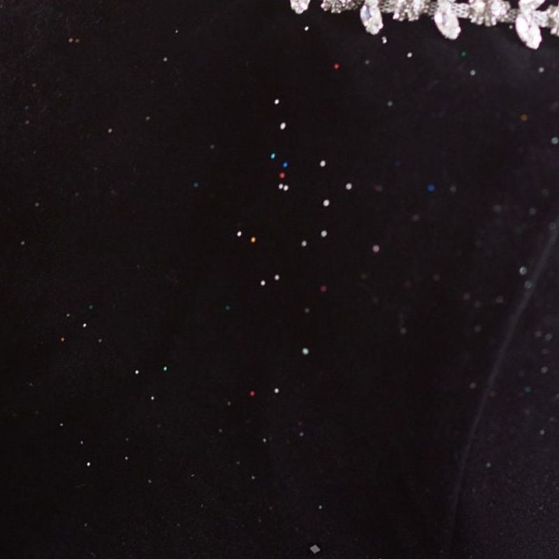 オフショルダービジューミニドレス　D1820