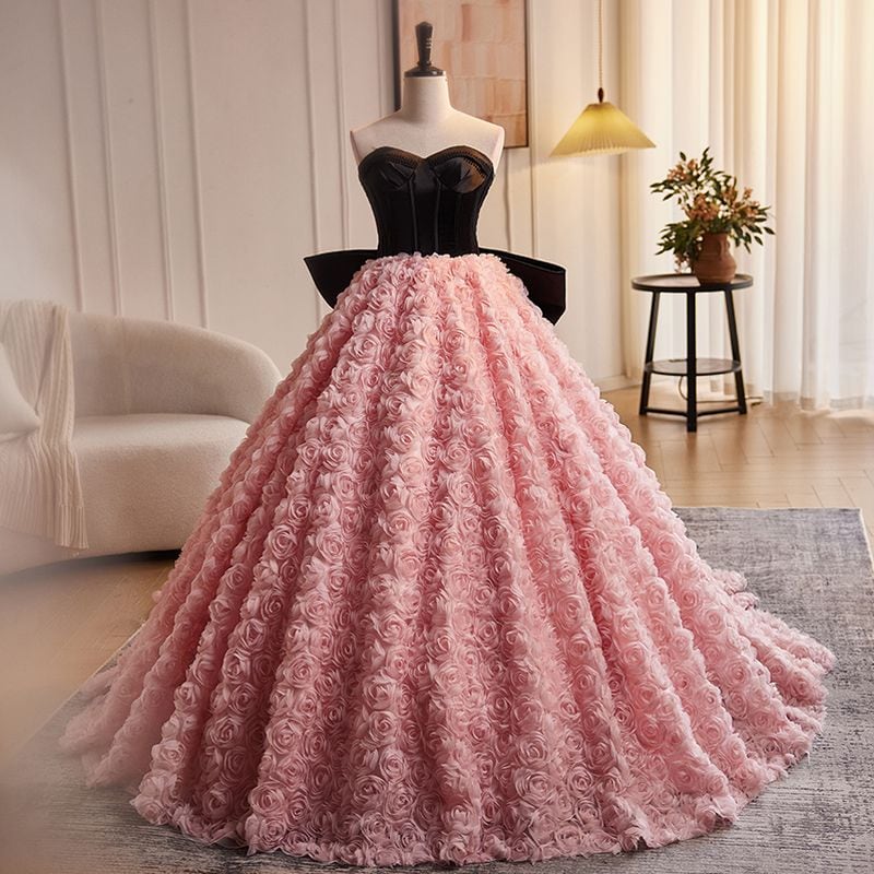 ドレスワオ ピンクローズドレス DRESSWOW（ドレスワオ）